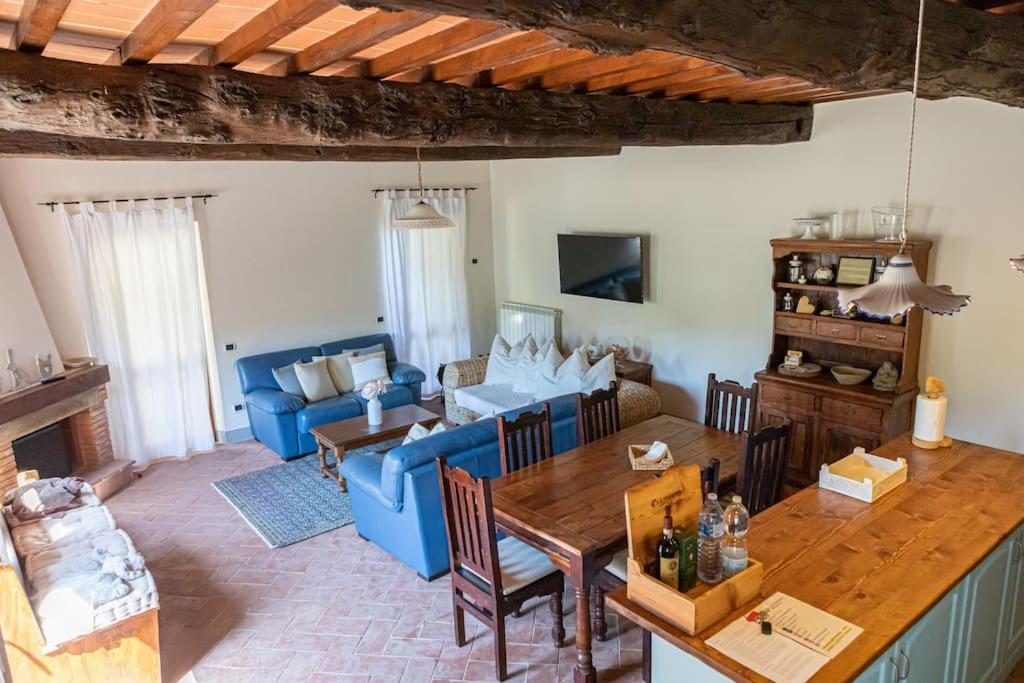 基安蒂格雷夫Fienile Panoramico Nel Chianti别墅 外观 照片